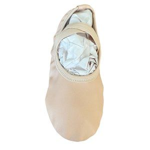 STELLE Girls Ballet Dance Shoes Slippers for Kids Pink Beige 12M/L New